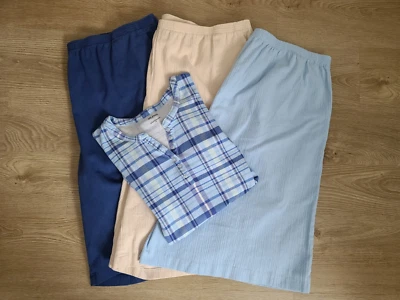 BLAIR Lote de 4 piezas ~ 3 Pantalones Cortos/1 Camisa Henley ~ Algodón/Poliéster ~ 3XL Foto 1 de 4