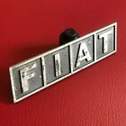 Fiat 130Mm Logo Metallo Sigla Emblema Fregio Stemma Scritta Targhetta Badge Nome