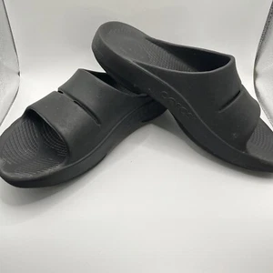 OOFOS Slide Impact Absorption Recovery Sandalen Größe M11/W13 schwarz - Bild 1 von 8