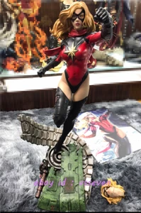 XM 1/4 Ms.Marvel Capitana Marvel Estatua Colección GK Figura Modelo en Stock - Imagen 1 de 3