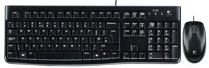 LOGITECH - MK120 Keyboard & Mouse Deskset Black - Picture 1 of 1