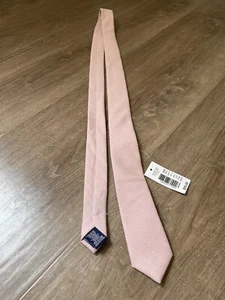 Penguin by Munsingwear NEW Men’s light pink neck tie ~ linen blend ~ NWT - Picture 1 of 7