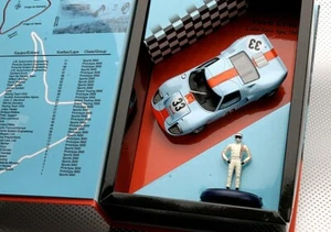 Fly W07 Ford GT40 #33 Gulf - serie Campeones Brian Redman NEW w/figurine 96039 - Imagen 1 de 1