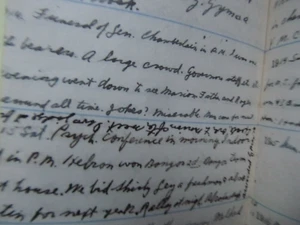 Civil War Diary, Joshua Chamberlain Funeral Bearer, Gettysburg, 20th Me, Bowdoin - Picture 1 of 23