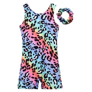 Leotards for Girls Gymnastics with Shorts Dance Biketards Tumbling Matching H... - Picture 1 of 6