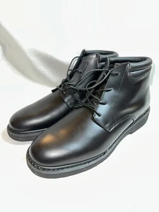 NUEVAS Botas Rocky Hombre Cuero Chukka Negro Talla 12 - Imagen 1 de 9
