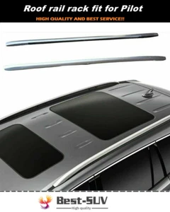 2Pcs Fits for Honda Pilot 2016-2022 Aluminum Roof Rail Racks Side Bar Carrier - Picture 1 of 7