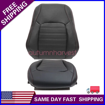 2011-2018 For Volkswagen Jetta GLI Passenger Bottom & Top Leather Seat Cover - Image 1 of 4