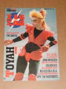 Zig Zag Magazine February 1984 Toyah cover (Smiths/Waterboys/Look Back In Anger) - Imagen 1 de 1
