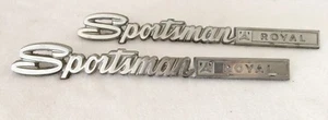 Vtg 1971-78 Dodge B Series B100 B200 B300 Van Pair of "Sportsman Royal" Emblems  - Picture 1 of 9
