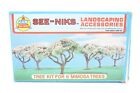 AHM SEE-NIKS Tree Kit For 6 Mimosa Trees HO &amp; O Model Kit  #3710-D