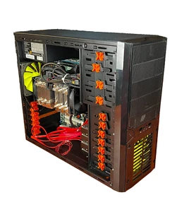 ASUS Tower Server Z9PA-D8 Intel 2x Xeon E5-2620 16TB HDD 1TB SSD 128GB DDR3 - Picture 1 of 21