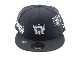 Men's New Era 59Fifty Black NFL Las Vegas Raiders Just Don Fitted - Picture 1 of 3