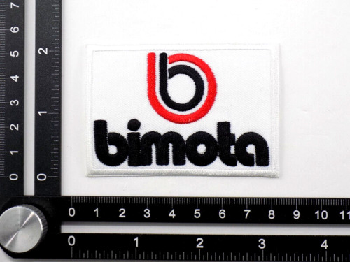 BIMOTA EMBROIDERED PATCH IRON/SEW ON ~3" x 2" MOTORCYCLES DB5 E DESIDERIO DB8