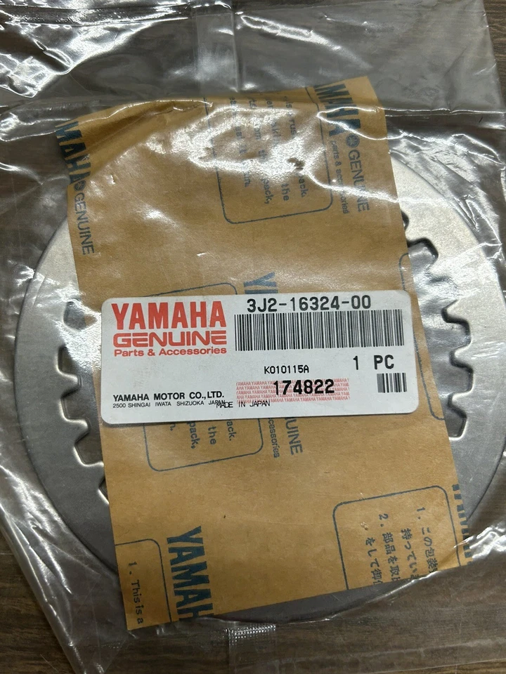Placa de embrague de metal accionada N0 2 3J2-16324-00 NOS OEM Yamaha TT350 XS850 R6 Foto 1 de 1