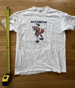 Vintage 1988 San Francisco Giants 10th Annual "Run to Home Plate" T-Shirt Size L - Picture 1 of 5