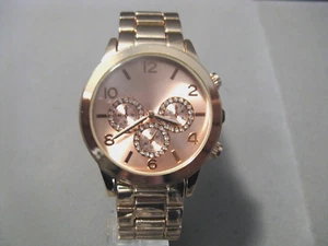 FMD Heavy Unisex Watch Rose Gold FMDAND IF101 New Battery - Picture 1 of 4