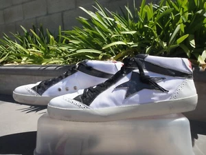 Ishikawa Japan, Distressed Sneakers, Leather & Canvas Made in Italy Men's EUR45 - Picture 1 of 12