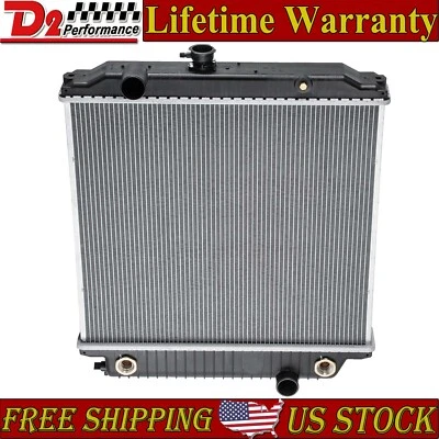 2 Row Radiator For 1998 Freightliner FL112 FLD112 / 1997-2008 99 MT35 MT45 MT55 - Image 1 of 4