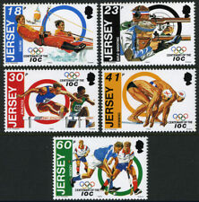 Jersey 676-680, MNH. Intl.Olympic Committee, cent.Sailing,Shooting,Hurdles, 1994