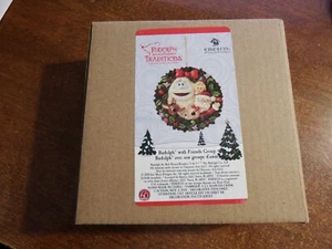 Enesco Rudolph Traditions Jim Shore Characters in Wreath Hanging Ornament NEW! - Picture 1 of 2