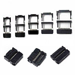 2.54mm FC 6~51 Way IDC Female Flat Ribbon Cable Mounting Socket Connector Kit - Picture 1 of 16