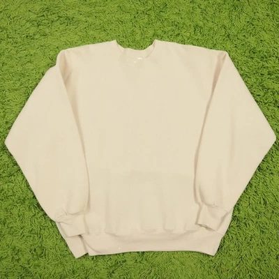 Sudadera de Colección Hans Blank Premium Peso Cuello Redondo Para Hombre XL Crema Minimalista Foto 1 de 3