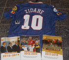 FRANKREICH "ZIDANE" ADIDAS TRIKOT & CERTIFIKAT Gr.XL; Handsigniert CHARITY"