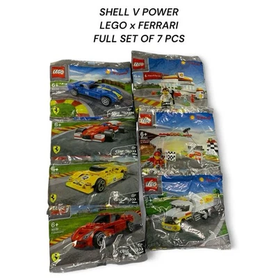 Limited Edition Shell x LEGO x Ferrari Set of 6 Pcs (FREE SHELL TANKER) - Image 1 of 4