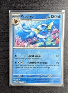 Pokémon TCG Vaporeon 022/131 Pokeball Reverse Holo Prismatic Evolution - Picture 1 of 3
