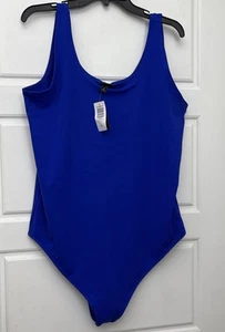 Torrid Sculpting Knit Double Scoop Electric Blue Body Gr. 2 NEU - Bild 1 von 5