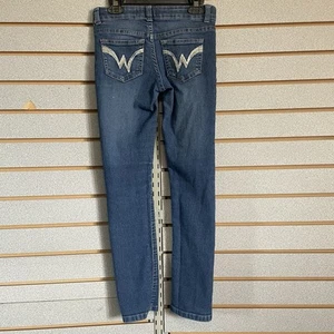 Wrangler Skinny Jeans Girls Size 10 Regular Adjustable Waist GUC -small Snag  - Picture 1 of 5