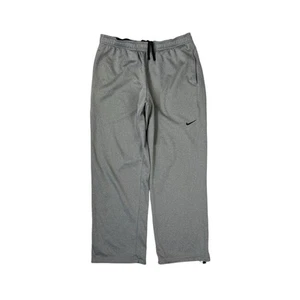 Nike Therma Fit Track Pants Men’s Size XL Grey Fleece Lined Straight Fit Joggers - Picture 1 of 14