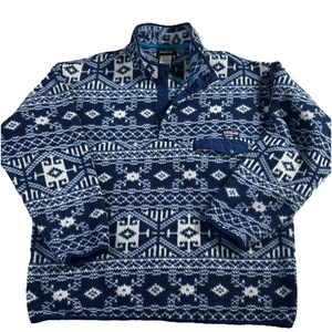 Patagonia Synchilla Snap-T Pullover Herren XL Nordic Fischer Classic Navy - Bild 1 von 7