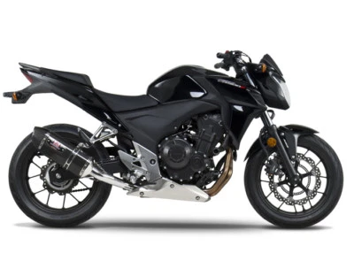 Silenciador de escape R77 Yoshimura compatível com Honda CBR500R 2013 2014 2015 - Imagem 1 de 4