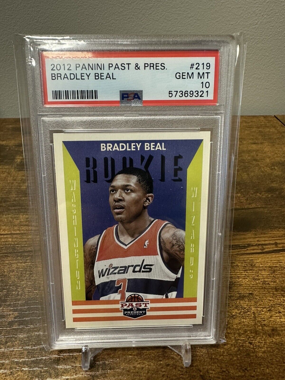 2012-13 Panini Past & Present Bradley Beal #219 PSA 10 GEM MT Rookie RC