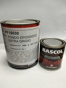 BASCOL - Fondo epossidico extra grigio PF15030 + Catalizzatore - COLORCHIMICA - Foto 1 di 1