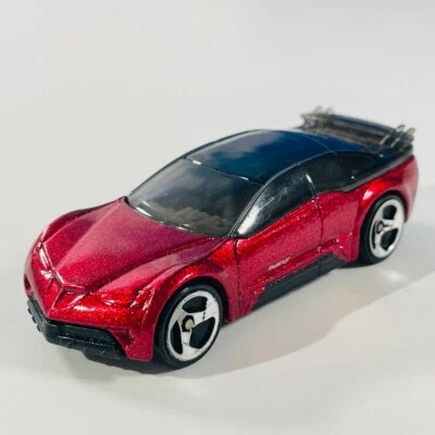 1999 Hot Wheels #675 First Editions 7/26 PONTIAC RAGEOUS Red w/Tinted Roof Varia - Image 1 of 4