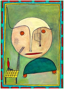 Modern Artist Paul Klee Similarity Abstract  Counted Cross Stitch Pattern - Picture 1 of 4