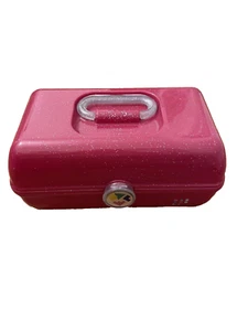 Caboodles On-The-Go Mädchen Make-up Kosmetik Reisekoffer Organizer Rosa Glitzer - Bild 1 von 13