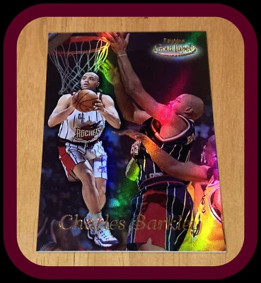 HOUSTON ROCKETS 1999 TOPPS ETIQUETA DOURADA CHARLES BARKLEY #GL5 FRETE GRÁTIS QUASE PERFEITO - Imagem 1 de 2