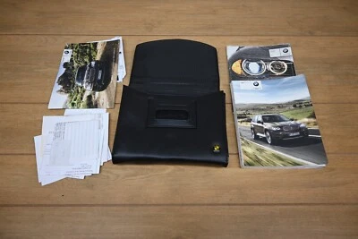 BMW E70 X5 2007-2013 propietario manual operador de automóvil libro guía conjunto estuche OEM Foto 1 de 4