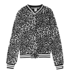 XS NIP VICTORIA SECRET VS PINK Limited Edition Leopard Sherpa Bomber Jacket NEW - Picture 1 of 2
