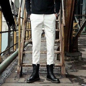 Leather White Pants for Men for sale | eBay