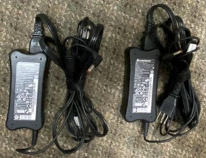 2X Genuine Lenovo Laptop Charger AC Adapter Power Supply ADP-65YB B US Wall Plug - Picture 1 of 2