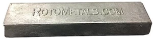 RotoMetals Zinkbarren 99,7 % min ca. 3,5 Pfund ideal für kleine Gussteile/Gewicht - Bild 1 von 3