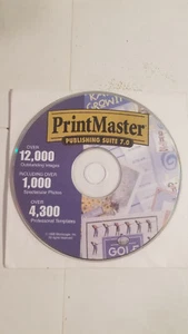PrintMaster Publishing Suite 7.0 Program CD 1998 Qty 1 - Picture 1 of 1