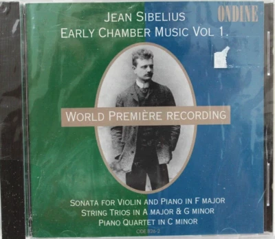 JEAN SIBELIUS EARLY CHAMBER MUSIC VOL 1 [NEW CD] ONDINE {ODE 826-2} Foto 1 de 4