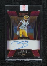2022 Panini Chronicles Draft Picks Purple /10 Derek Stingley Jr Rookie Auto RC