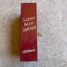 Vintage Wittner Metronom Super Mini Taktell rubinrot 4" Musikwerkzeug Westdeutschland